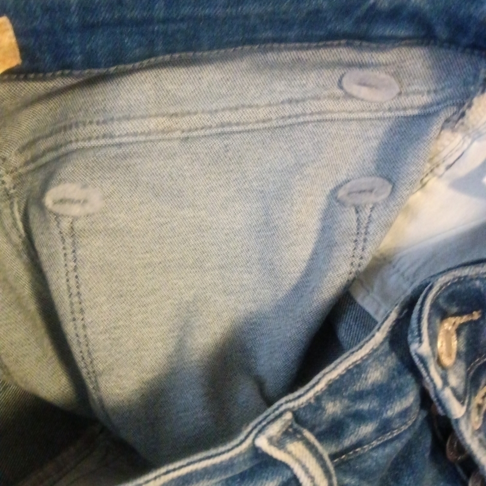 Vervet Blue Jeans High Rise Button Fly Skinny Size 28 - Picture 16 of 16